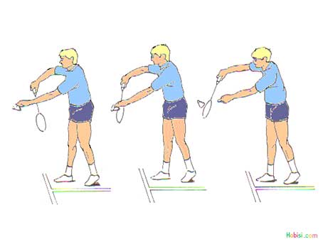 underarm backhand servisi